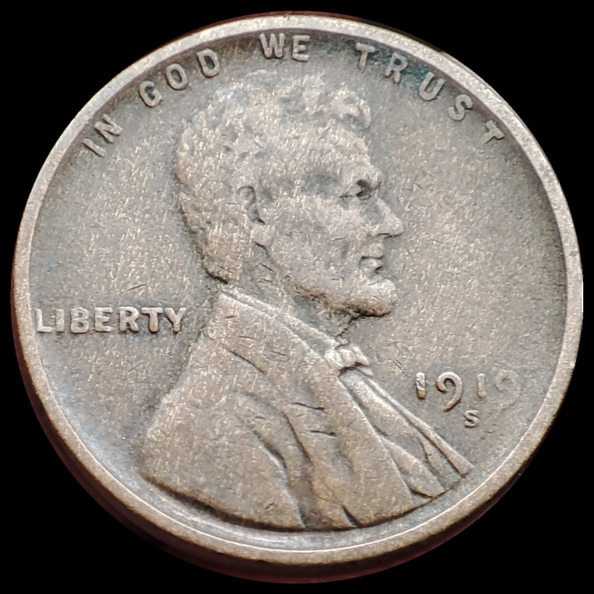 1919-S?-Penny-,-Very-Interesting-Looking